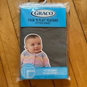 Graco Gray Fitted Playard Sheet